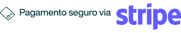 Pagamento seguro via Stripe